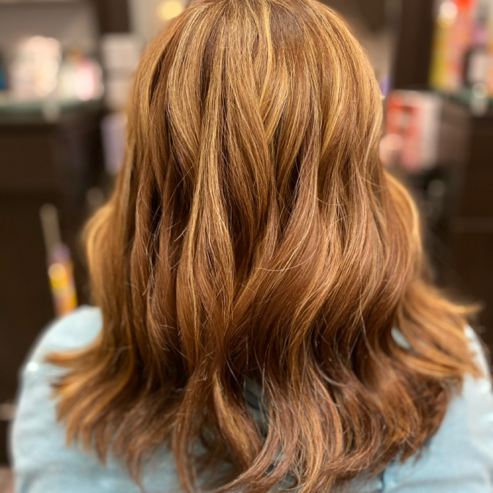 Retouch with Foils + Haircut at Rachael Theising~My Salon Suites in Plymouth, MN