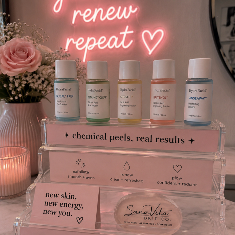 Chemical peel at SanaVita Drip Co. in San ramon, CA