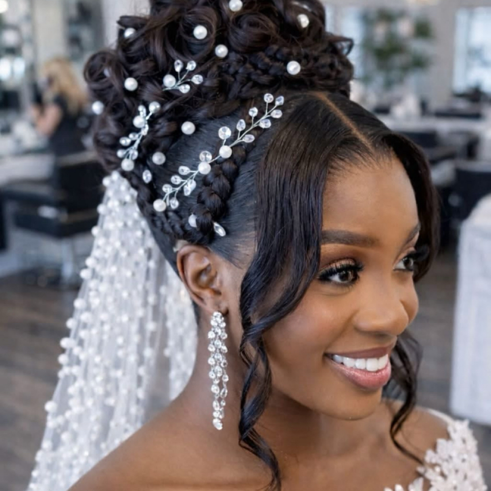 Bridal Styling at Lux tHAIRapy by ThickVixen in District Heights, MD