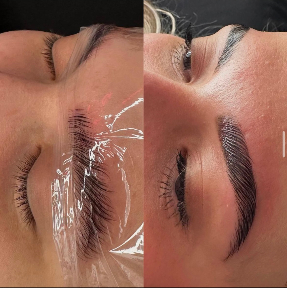 Brow wax + lamination