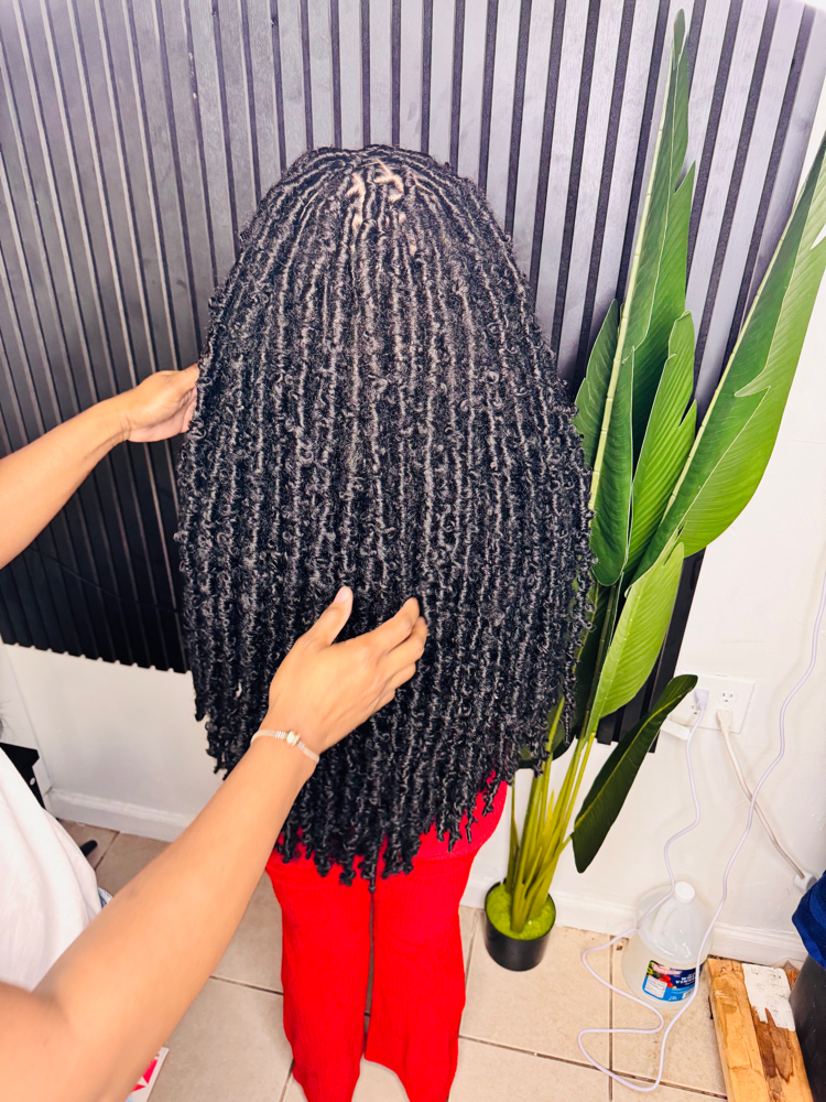 butterfly faux locs