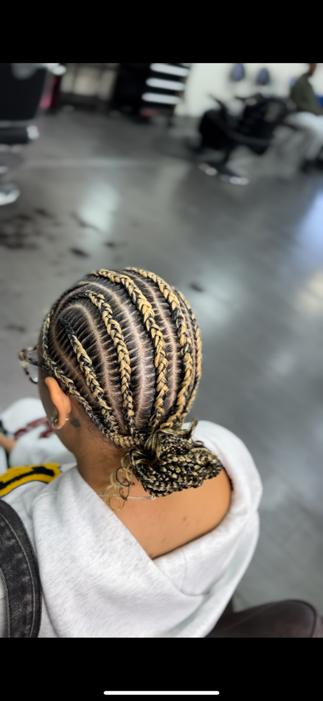 Stitch Braids - Added Hair