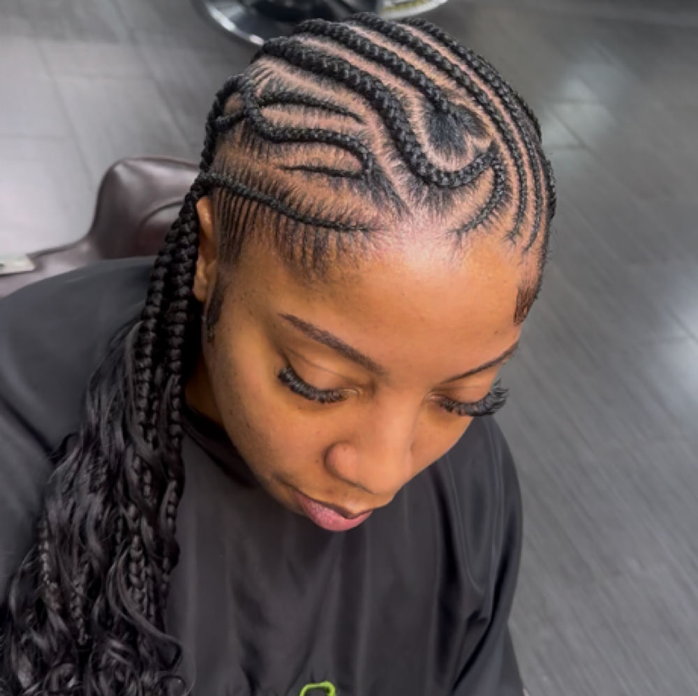 Feed In Hair Stitch Braids at illestbraided in Fresno, CA
