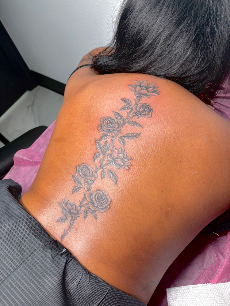 Spine Tattoo/ Tatuaje De Columna