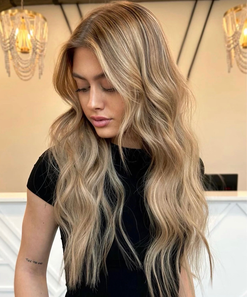 Sew-in Hair Extensions: 2 Rows