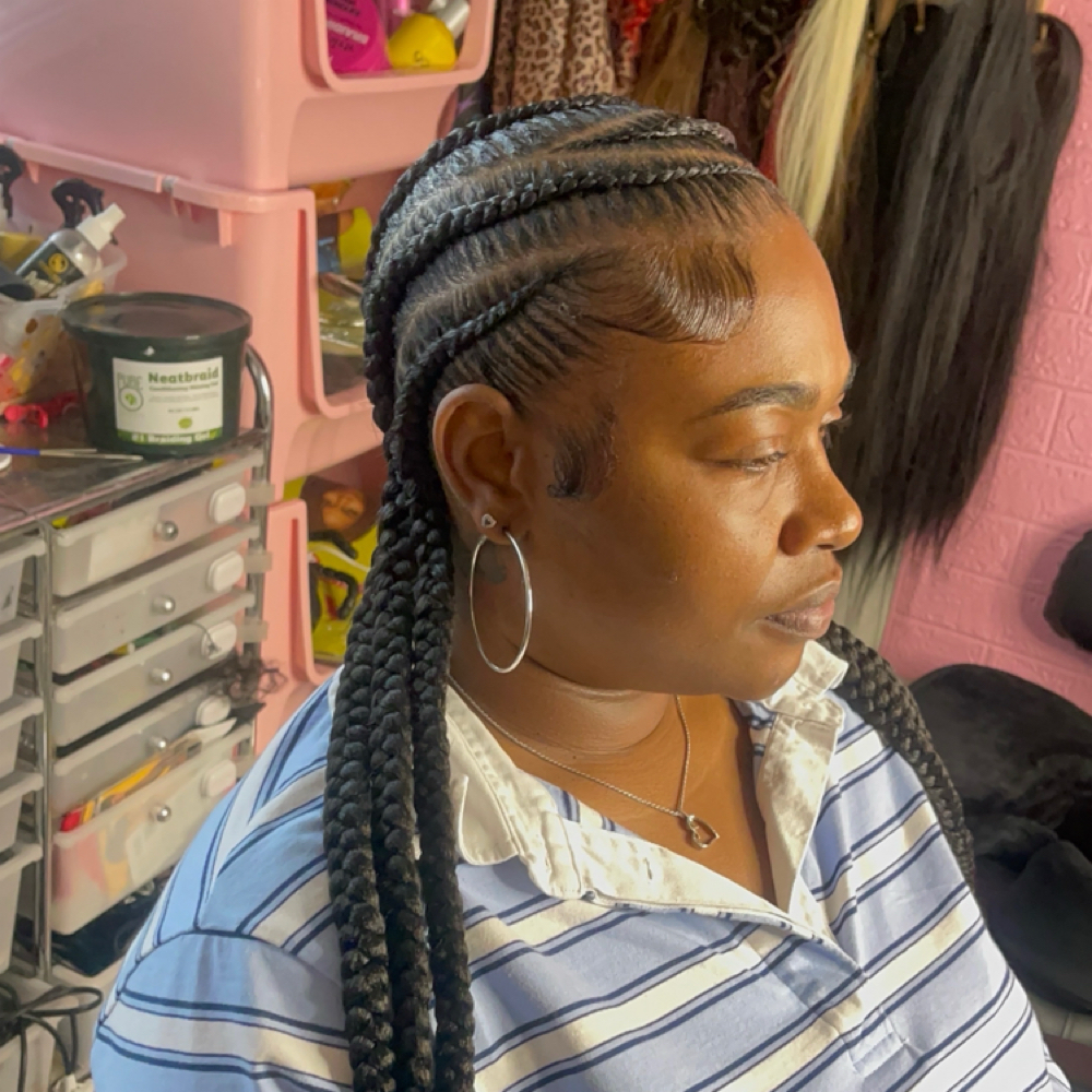 6 Stitch Braids at Diamond in Katy, TX