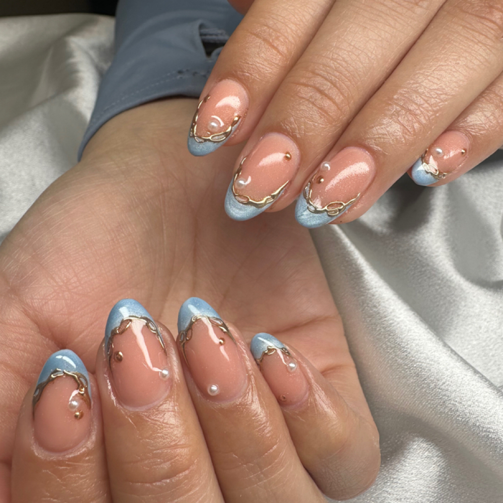 Polygel Short Full Set at Studio Bae Esthetics in Modesto, CA