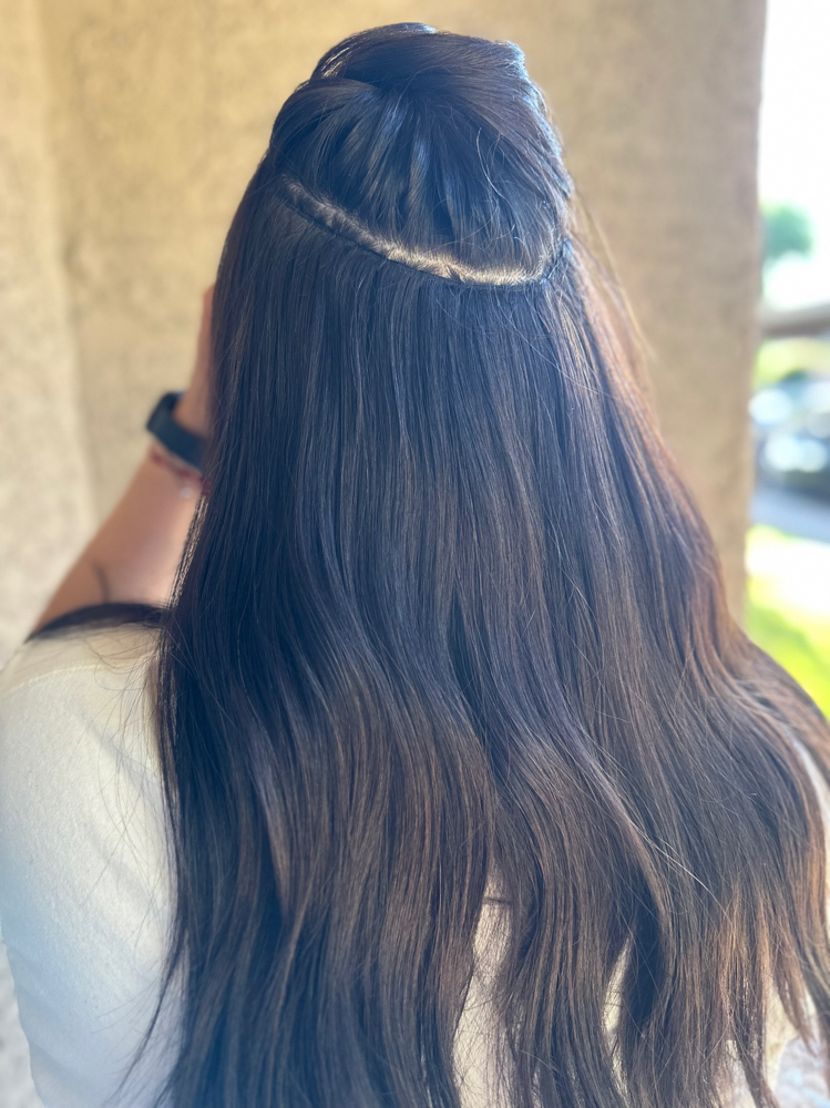 Beaded Hand-tied Wefts