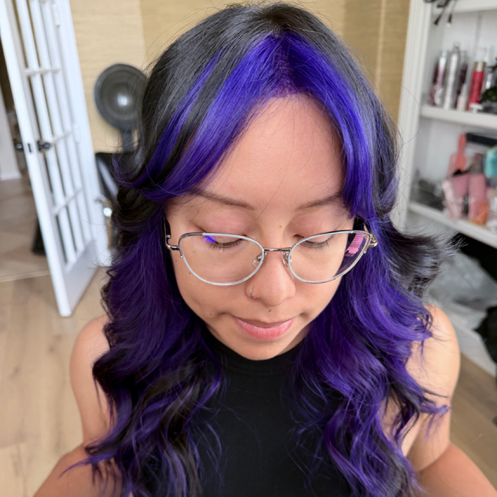 Halo/color Block Placment at Higher Aura Hair in Pasadena, TX