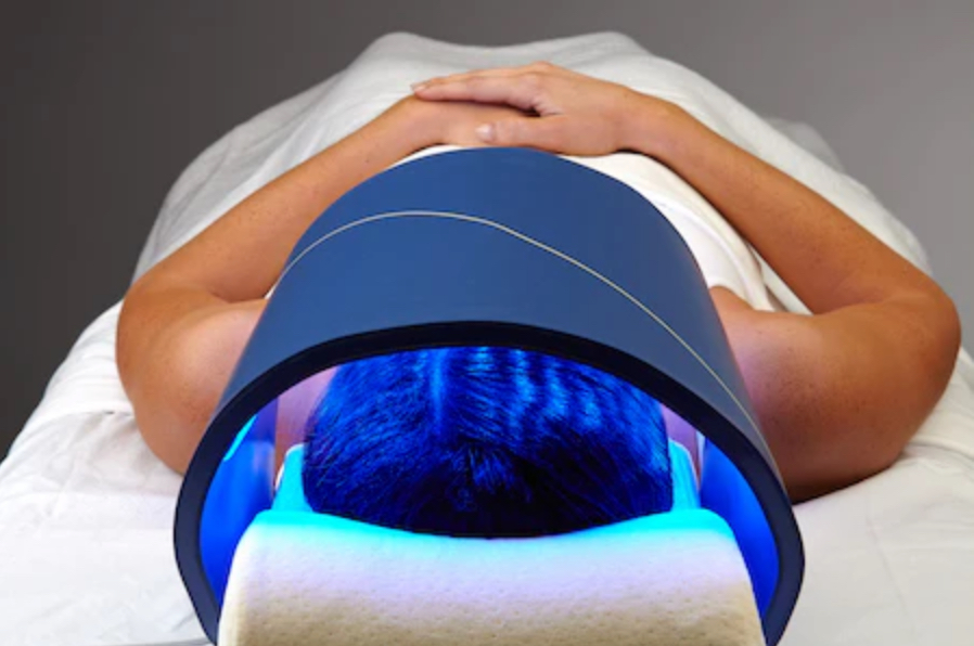 LED Therapy & Scalp Massage