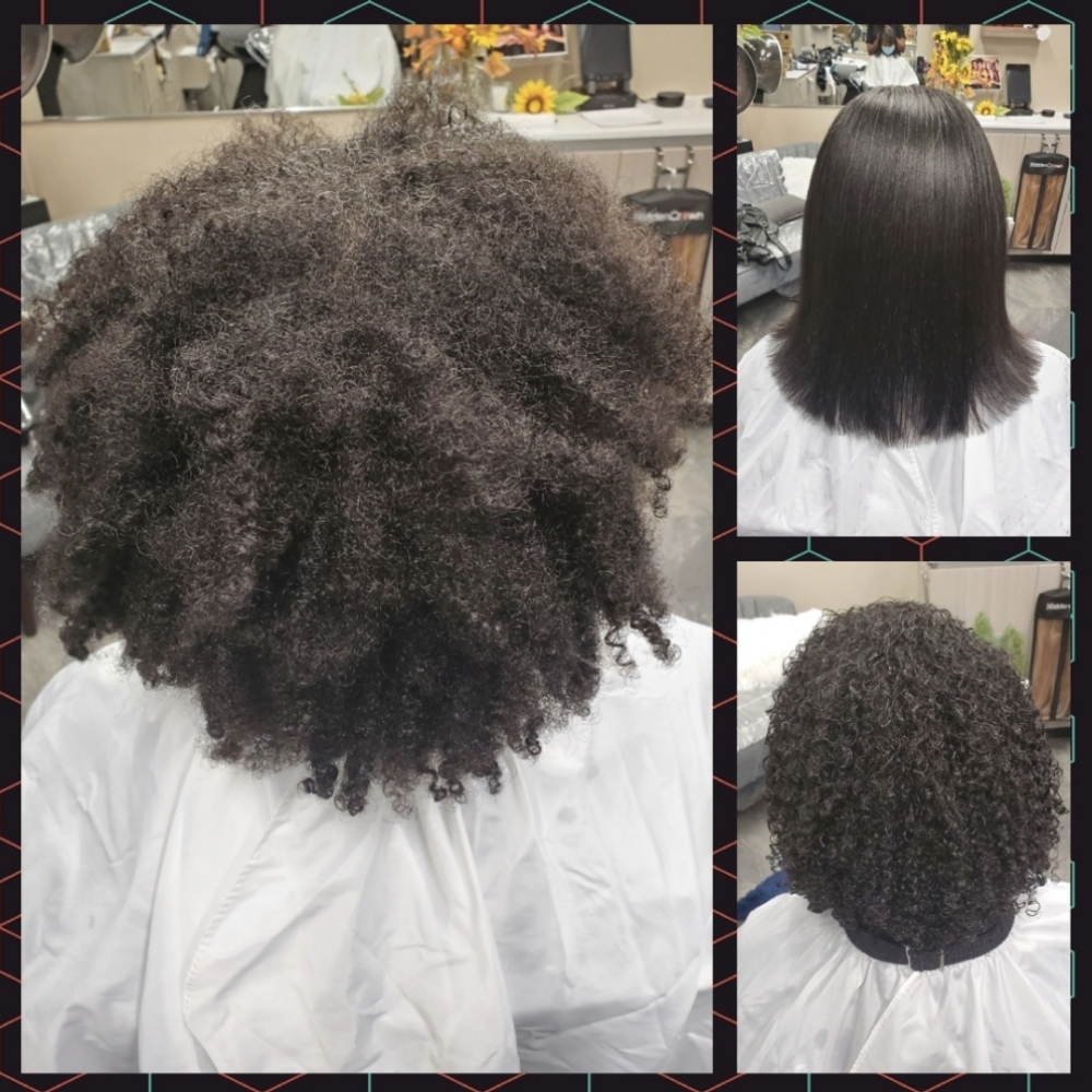 Brazilian Blowout (Textured Hair) at Sandy's Hair Expressions ~ The Hair Extensions Salon in Carmel, IN