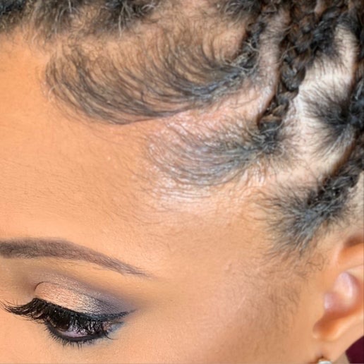 Extension Braid Perimeter touch up at KAAATWALK Hair Studio in Virginia Beach, VA