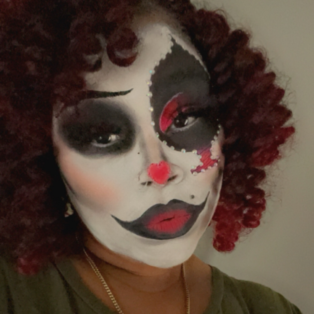 Over Dramatic Makeup at Nifty Nita in Newport News, VA