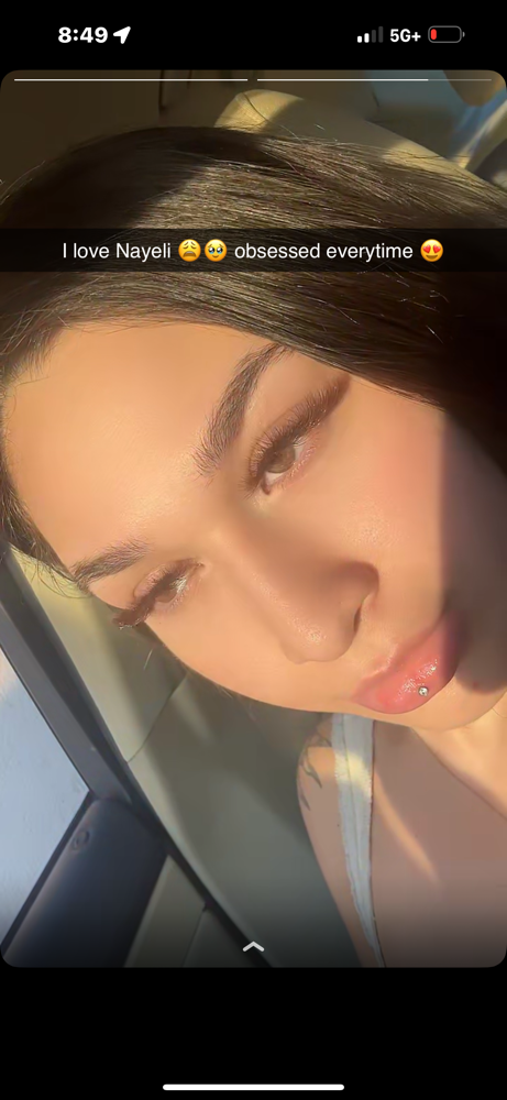 Full set of Brown lashes