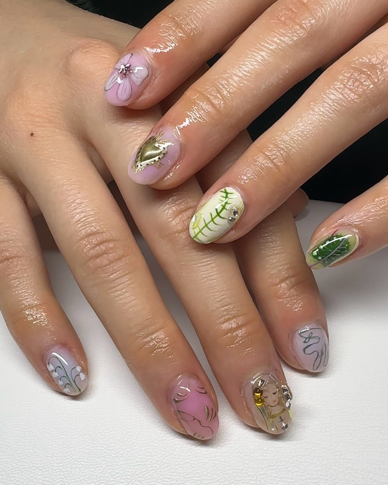 structured gel mani level 4