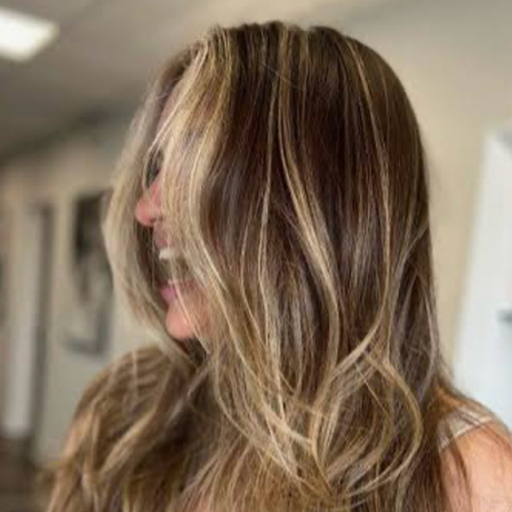 Partial Highligths at Belleza hair & skin Studio in Waltham, MA