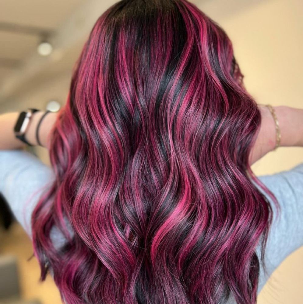 Custom Vivid Color at Brittany George at Loft Esthetics Salon in Lambertville, MI