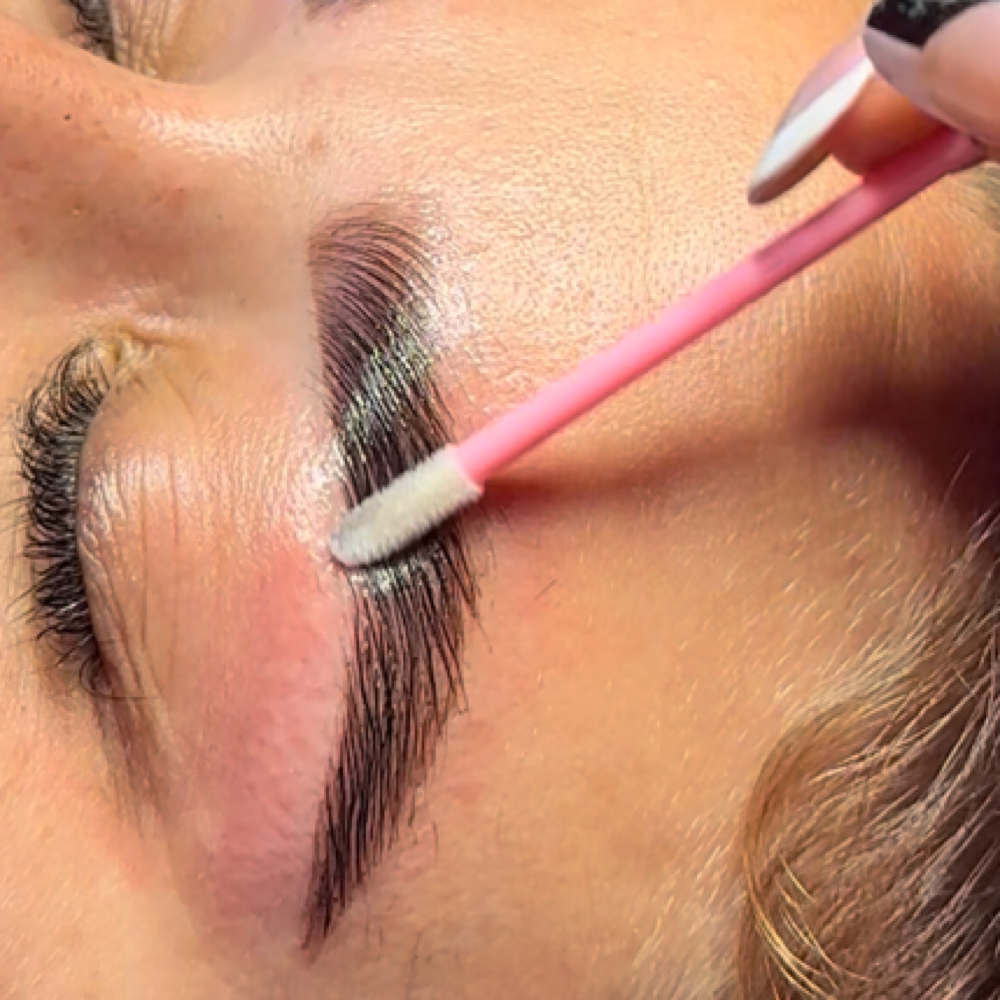 Brow Lamination Maintenance at Lash Pop Beauty Bar in Santa Ana, CA