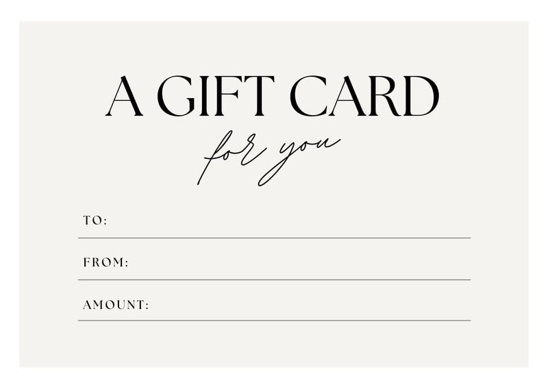 Gift Cards/Certificates