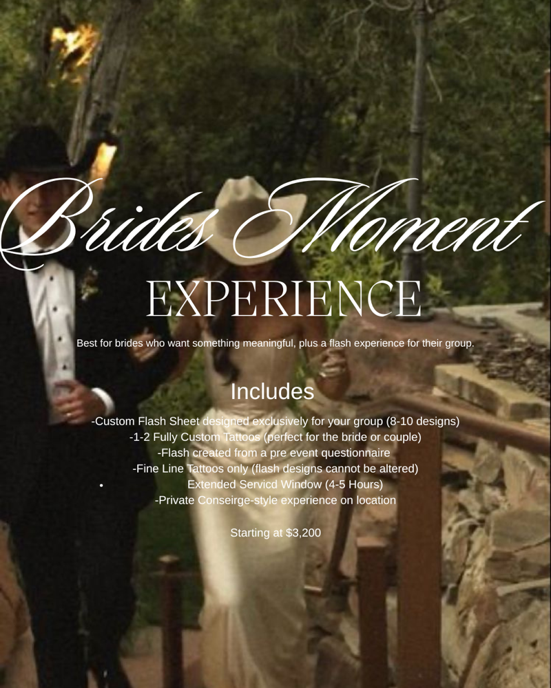 The Brides Moment Experience at Miss Cowboy Tattoos by Madison Kizer in Lebanon, TN