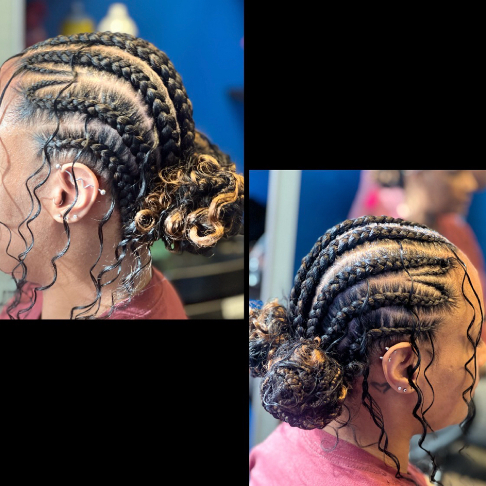 8 Boho Feedin Braids at Key Hair Architecture LLC in Aurora, CO