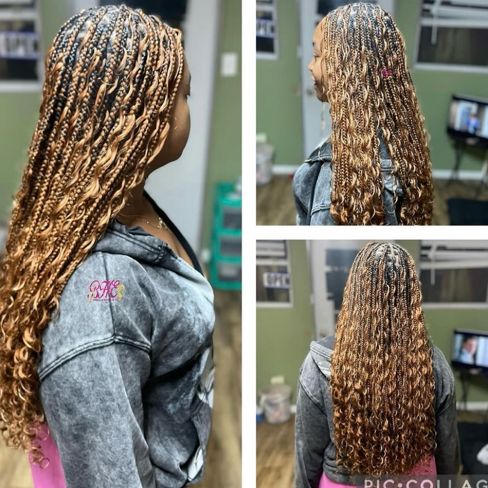 Sm Boho Knotless Box Braids at Erica Sam in Opelousas, LA