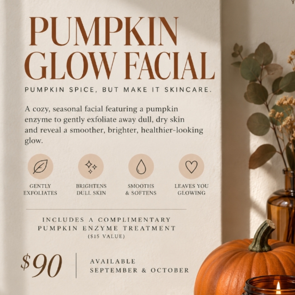 Pumpkin Glow Facial at The Beauty Garden in Bremerton, WA