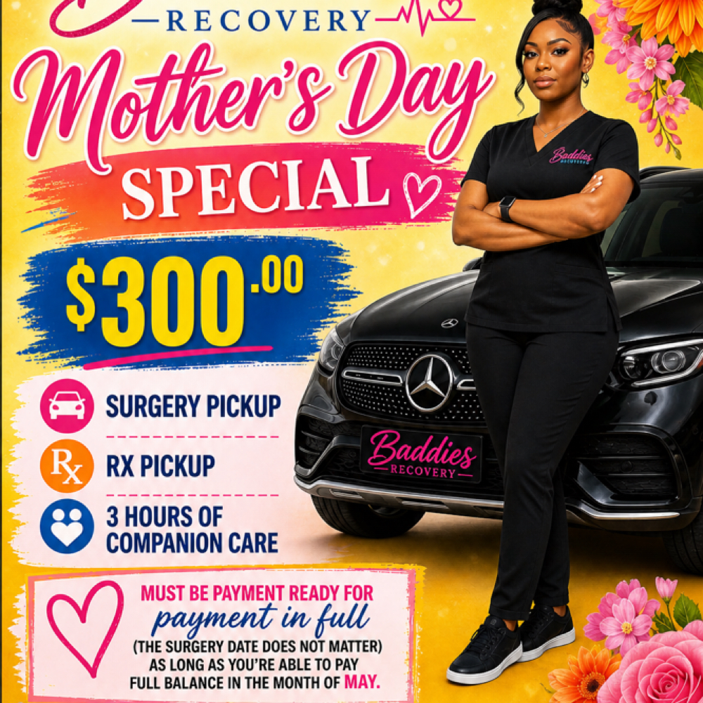 Mothers Day Special at Baddies Recovery