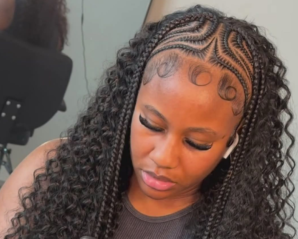 HALF BRAIDS
