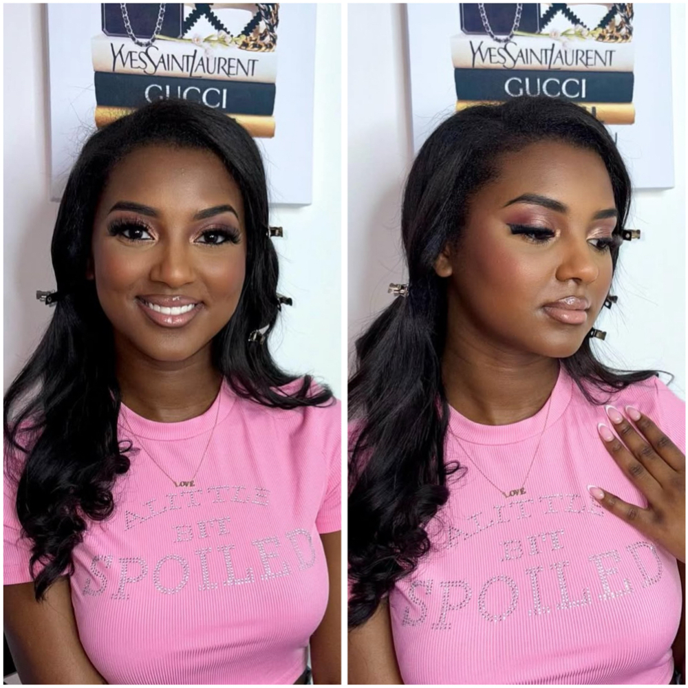 Full Face Glam Makeup at Bombshell Boudoir Beauty in Hoover, AL