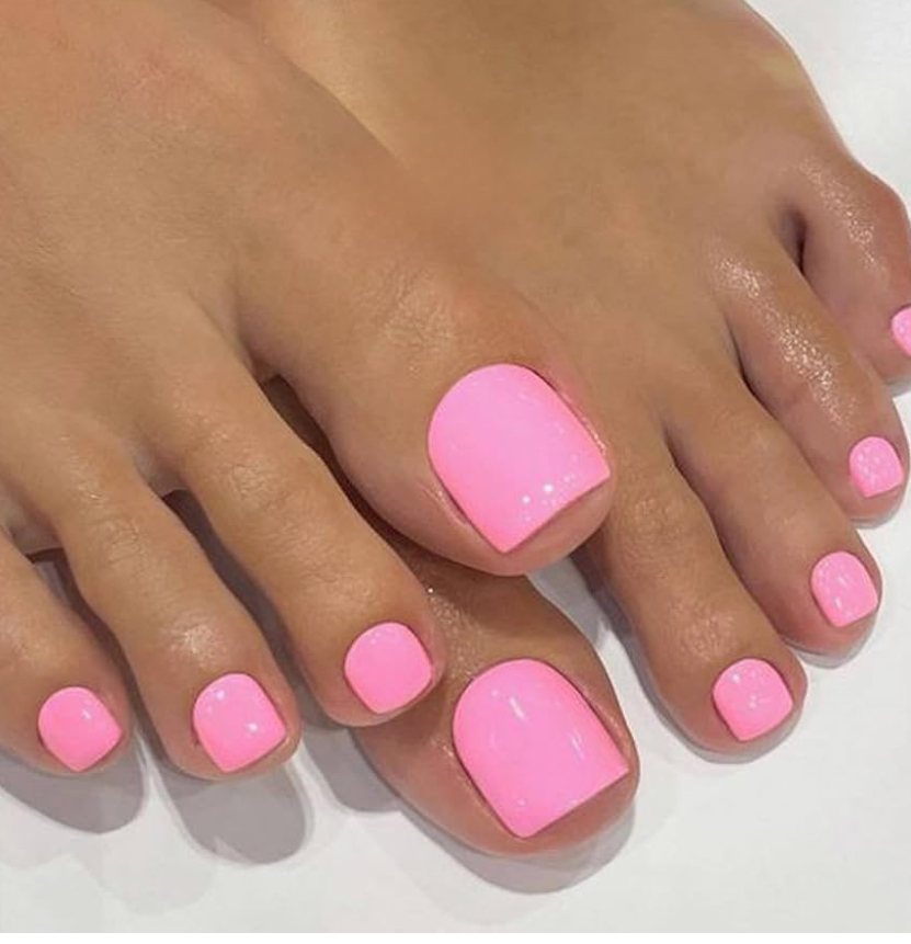 Gel Polish Color Change On Toes