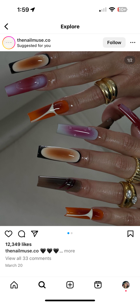 Hard Gel Overlay Fill ( No Design )