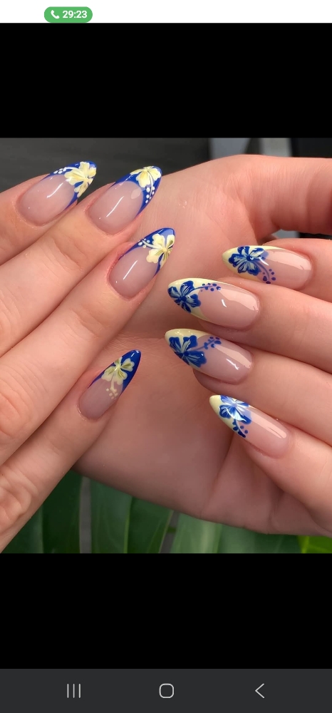 Almond Acrylic Set at IC_NAILZ in Twin Falls, ID