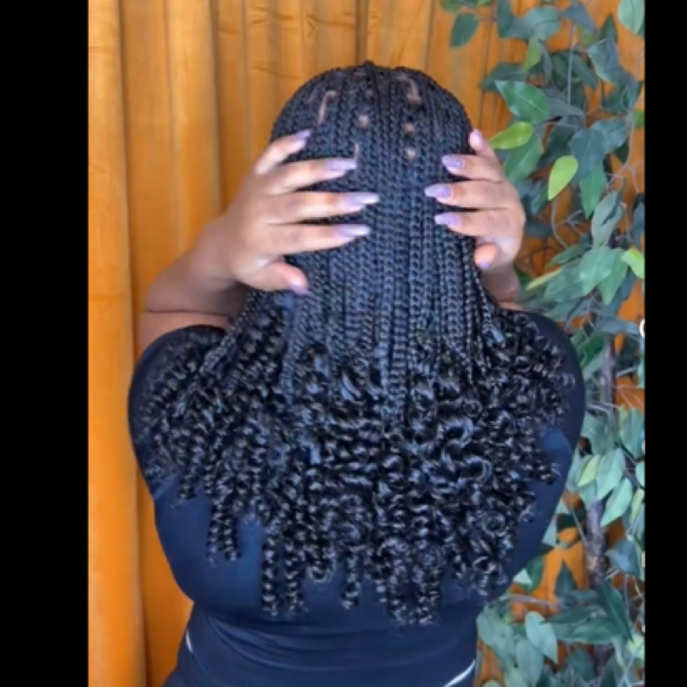 Small knotless braids midback at Rach_bstyling in New Orleans, LA