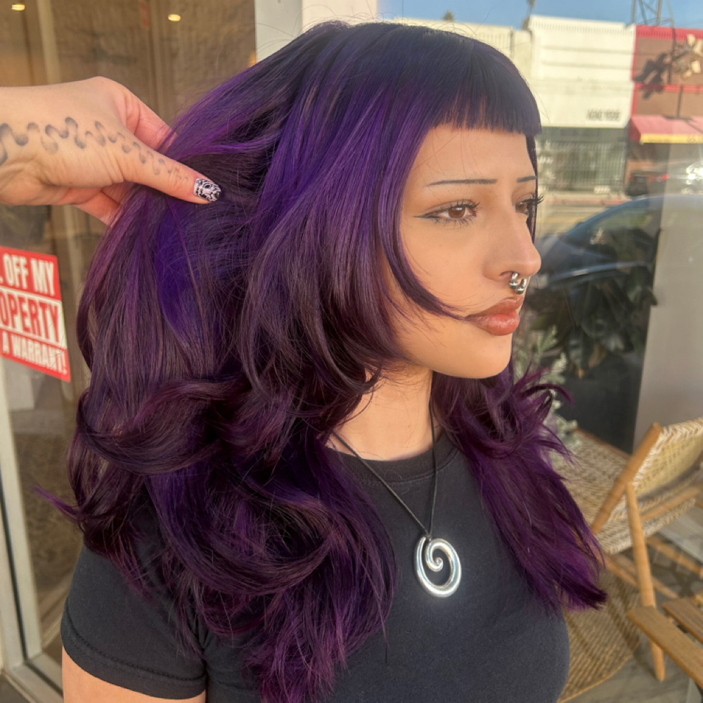 Root Touch Up With Bleach at Cuts By Cookie in Glendale, CA