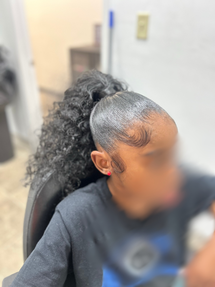 Kids Ponytails/Half Up Half Down