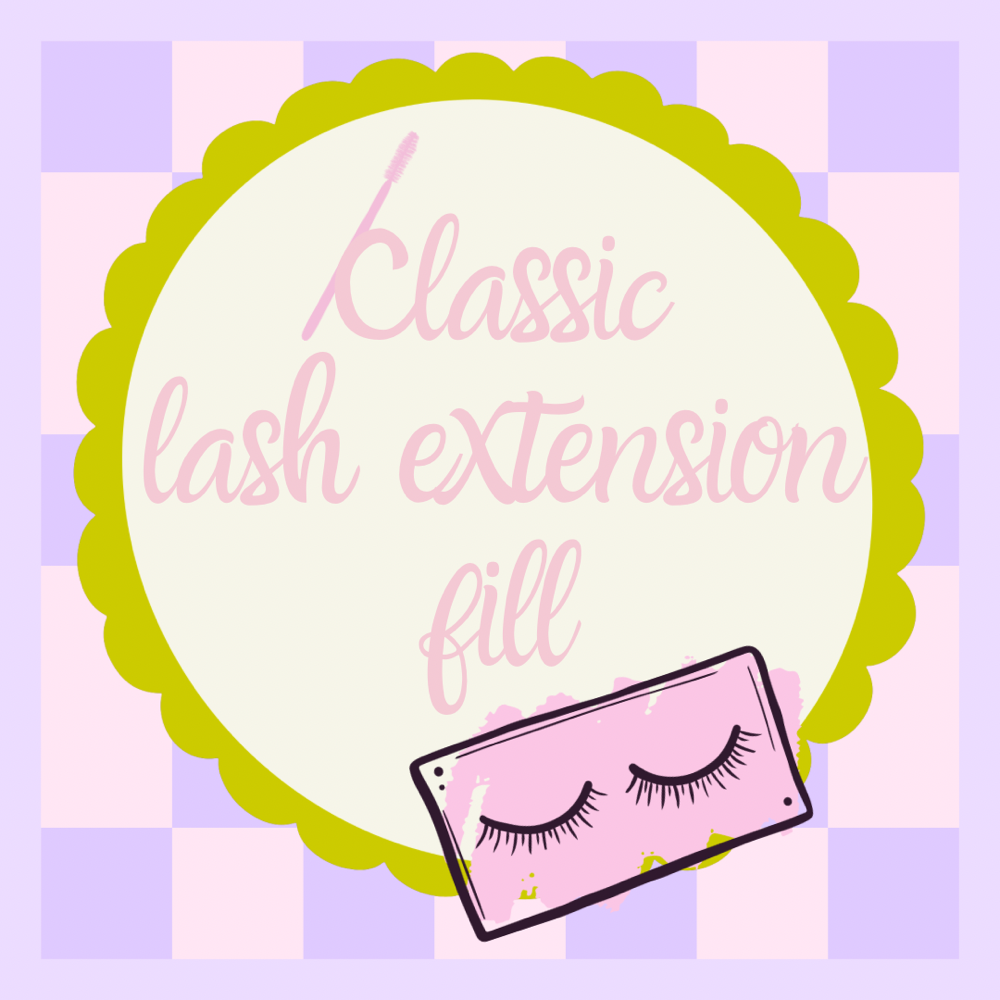 Classic lash extension fill