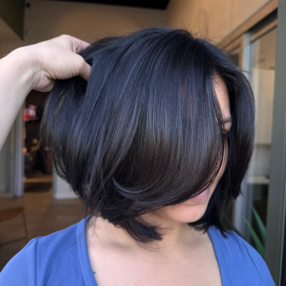 Solid Color Fine /short Hair at Helena Xena in Redlands, CA