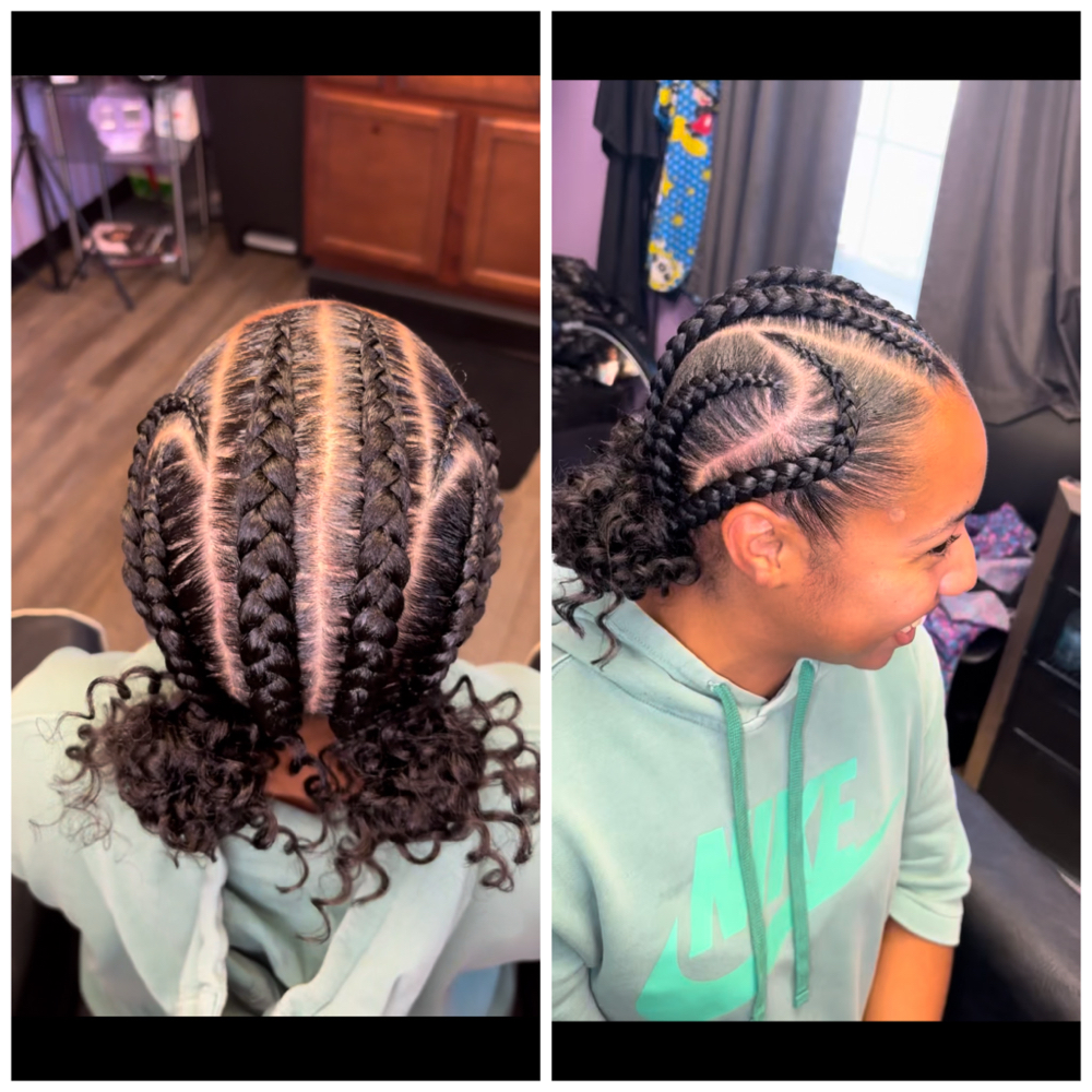 6 Feed In Braids