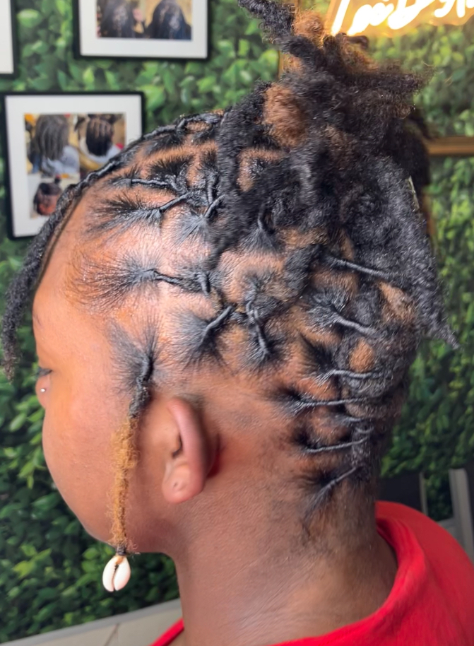 Loc Retwist with Basic Style at Loc’d Artis in Waverly, VA