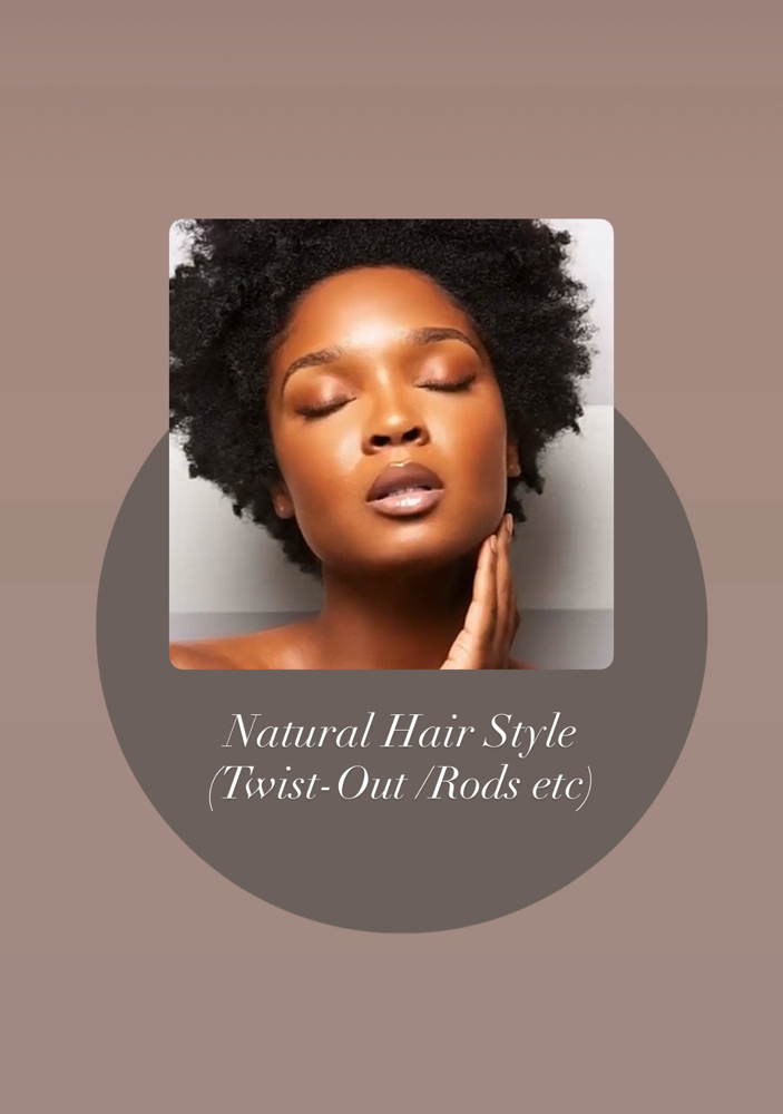 Natural Hair Style On Natural Hair