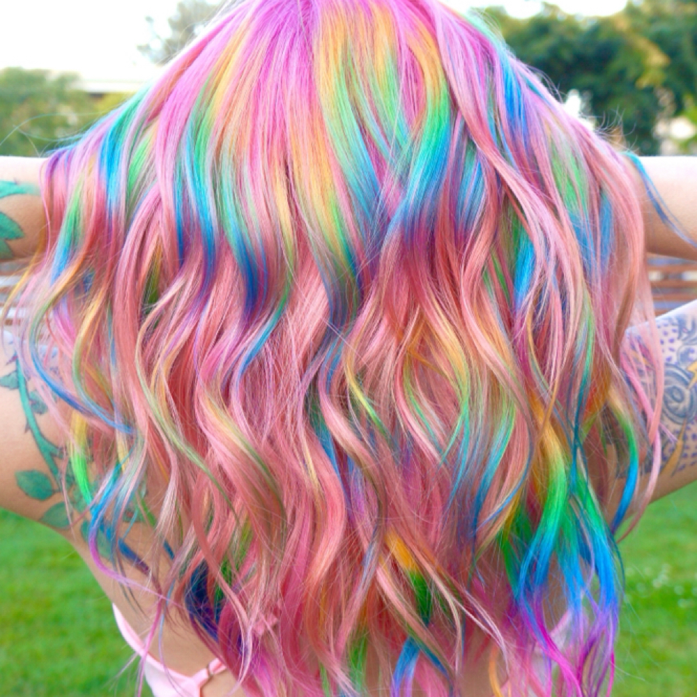 2 Rows Beaded Wefts at Hair Painted With Love in Oakland, CA