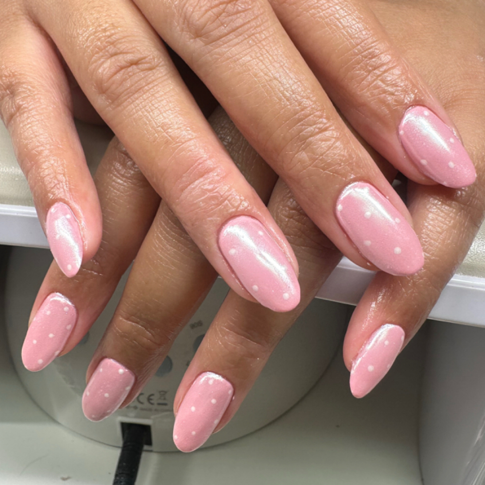 Gel manicure at bunny gloss in Sacramento, CA