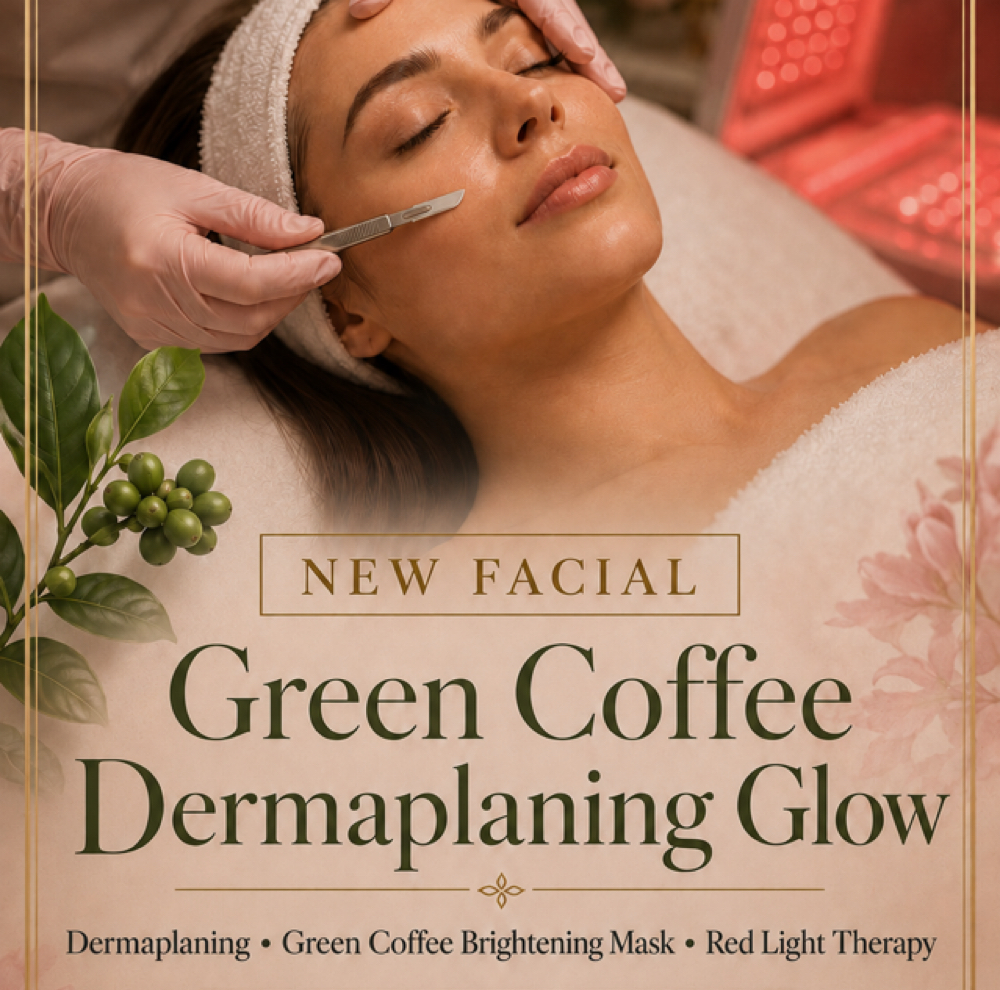 Green Coffee Dermaplaning Glow at Esthetics by Leigh in Wareham, MA