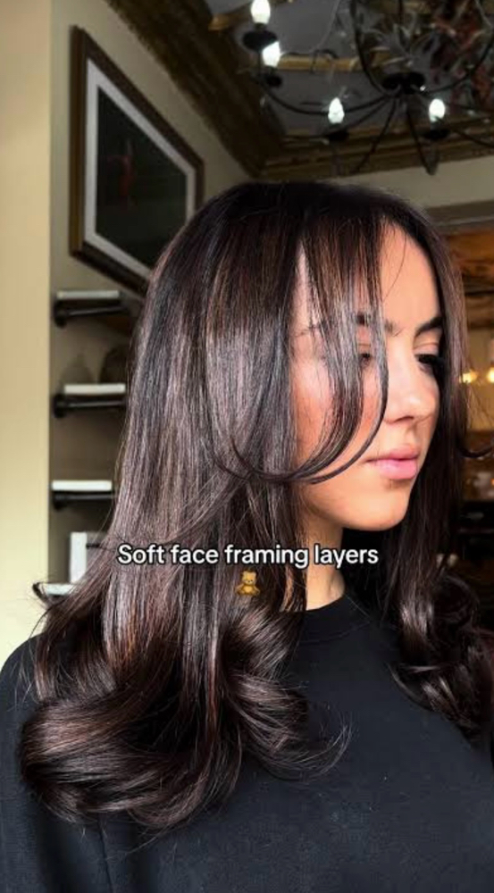 Women Face Frame Cut