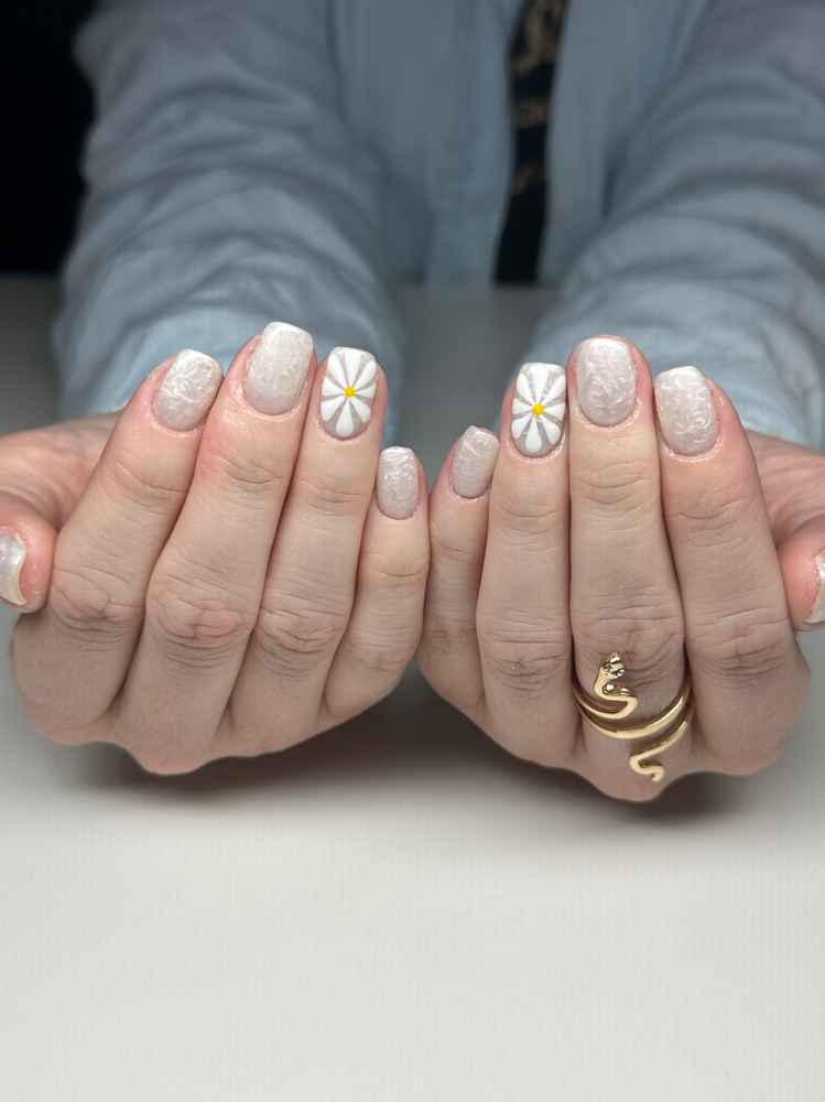 nail art on 1-2 nails