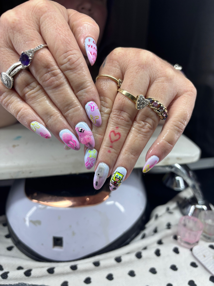 Medium Builder Gel Full Set