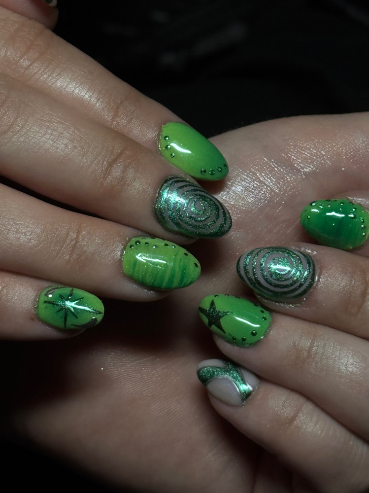Manicure with Acrylic Overlay