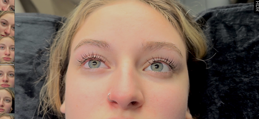 lash lift + tint