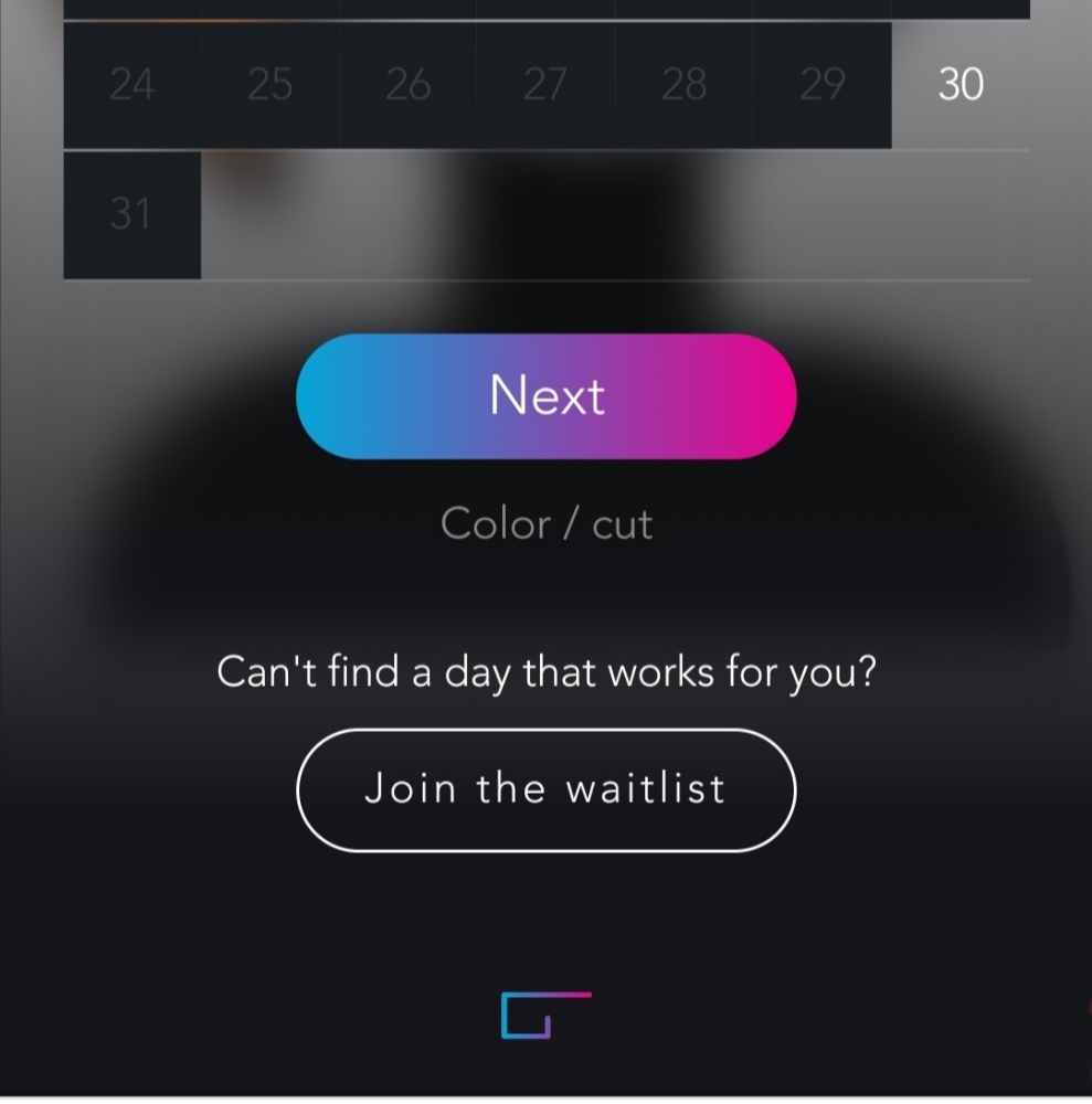 WAITLIST BUTTON ! On Calendar Page